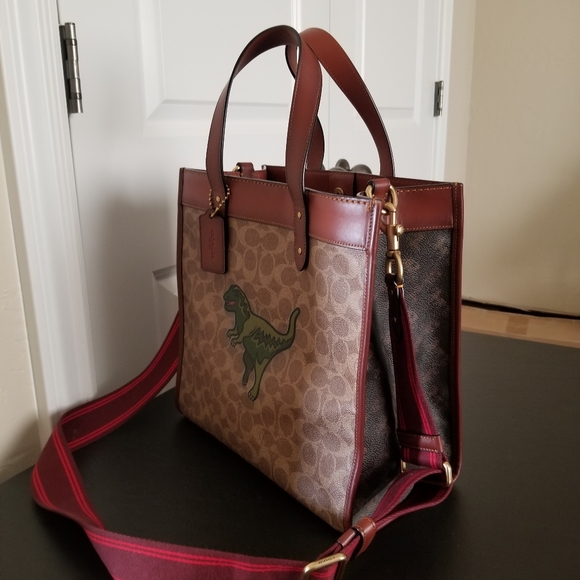 Coach Dinosaur Field Large Tote - Picture 3 of 9